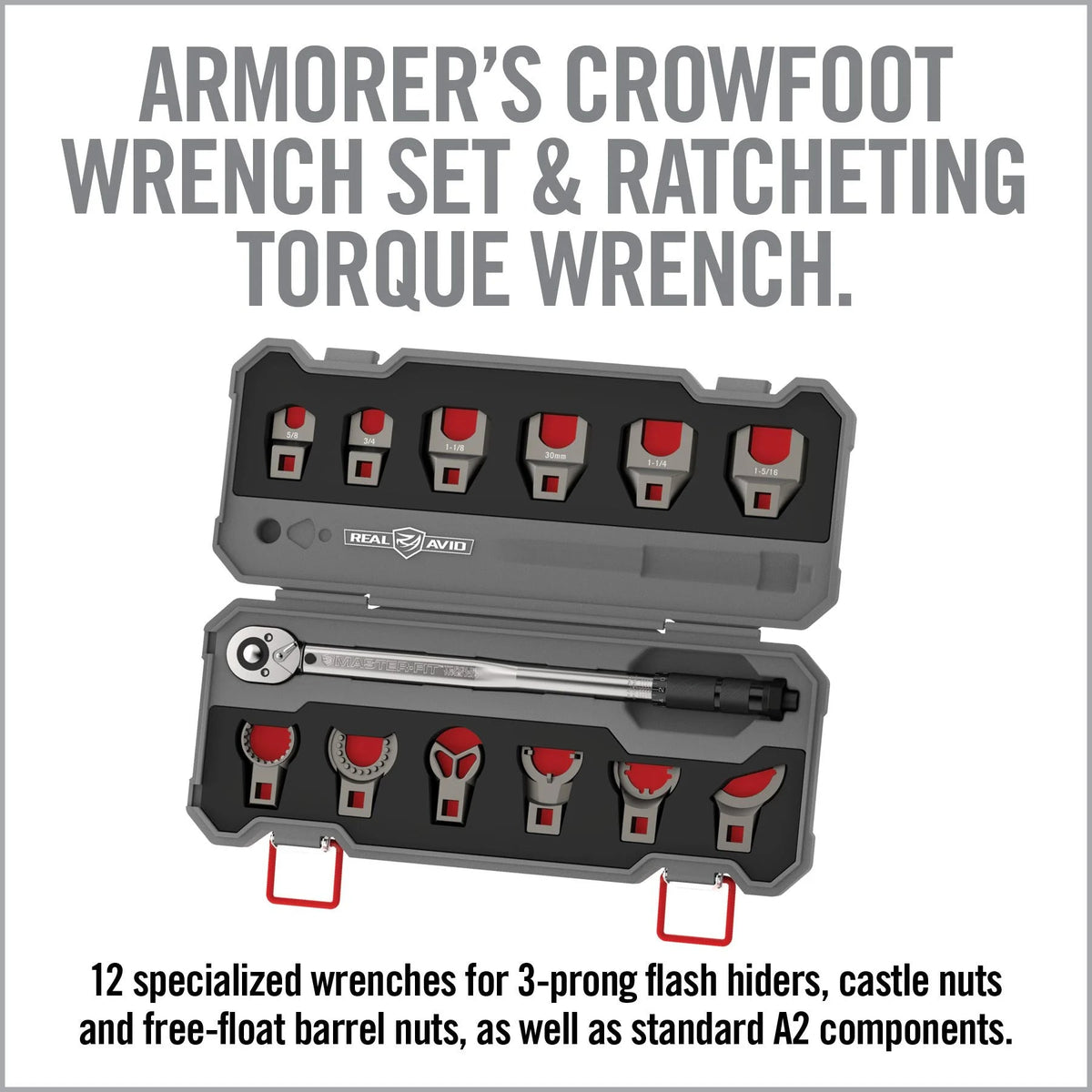 Master-Fit 13-Piece AR15 Crowfoot Wrench Set