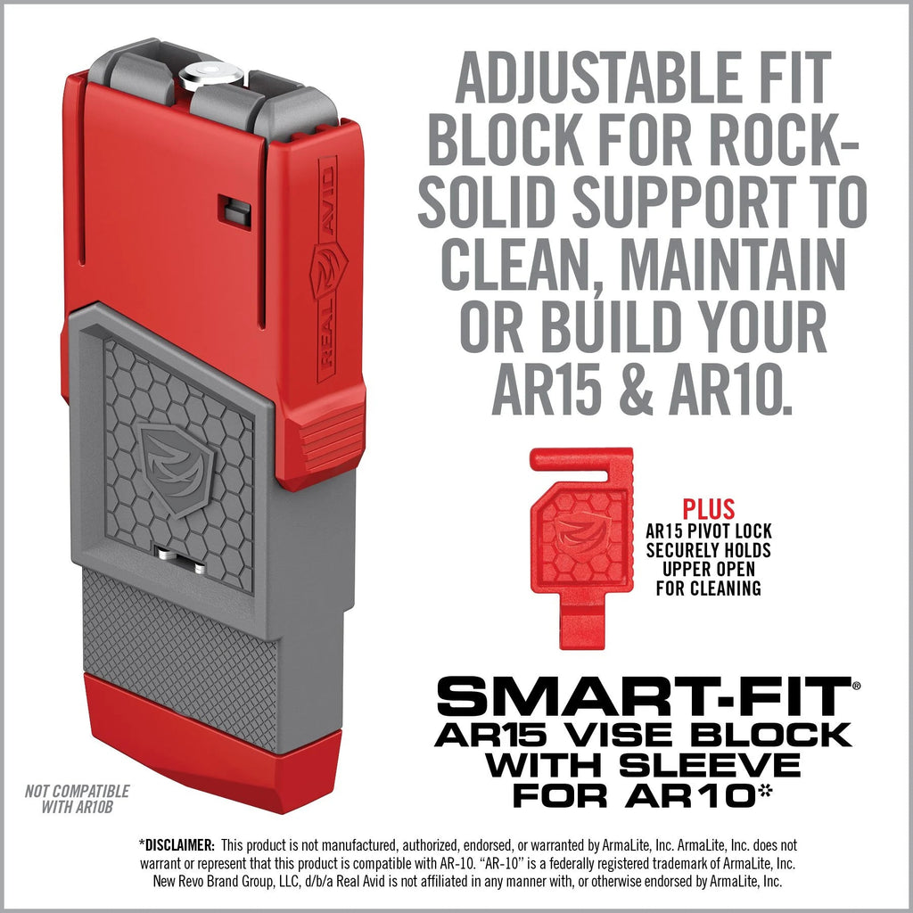 Smart-Fit AR15 Vise Block With Sleeve For AR10*
