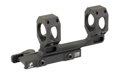 American Defense Mfg. AD-RECON Scope Mount |  Dual Quick Detach |  Vertical Spit Rings |  2" Offset |  30MM |  High Height |  Black