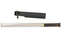 Bravo Company MK2 Recoil Mitigation System |  Mod 1 |  8 Position Buffer Tube Complete Assembly |  Matte Finish |  Black |  Includes T0 Buffer |  M16A4 Rifle Action Spring |  MK2 Receiver Extension |  QD End Plate |  Castle nut |  Fits AR Rifles