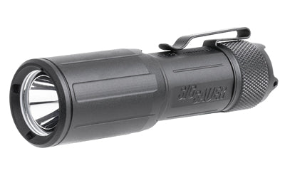 Sig Sauer FOXTROT-EDC Compact |  Flashlight |  1350 Lumens |  Includes Clip and Two Tailcaps |  Rechargeable |  Matte Finish |  Black