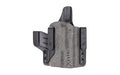 Safariland INCOG-X |  Joint Collaboration with Haley Strategic |  Inside the Waistband Holster |  Fits Glock 17/19 with Light |  Microfiber Suede Wrapped Boltaron Construction |  Black |  Right Hand