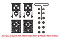 Safariland ELS |  Platform Kit |  Black |  2 Male & 2 Female |  Screws |  Polymer