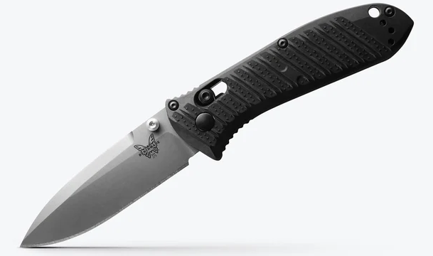 Benchmade Knives - "Mini Presidio II" - Carbon Fiber Elite Body - Satin High Carbon Steel Blade