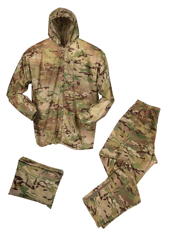 Flame-Resistant 70D Nylon Ripstop Water Resistant 3 Piece Rain Suit